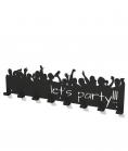 Cuier metalic "LET'S PARTY"